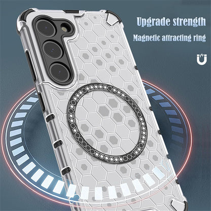 MagSafe Case for Apple iPhone 17 Air, Techsuit, HoneyComb Shield, Black