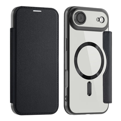 MagSafe Case for Apple iPhone 17 Air, Techsuit, SmartMag Book, Black