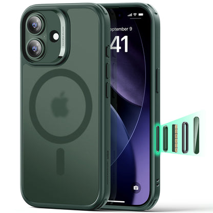MagSafe Case for Apple iPhone 17, ESR, Classic Hybrid, Satin Green