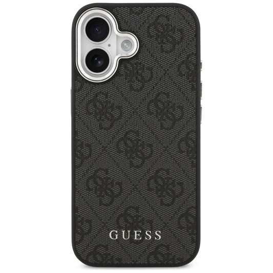 MagSafe Case for Apple iPhone 17, Guess, 4G Classic Logo, Black