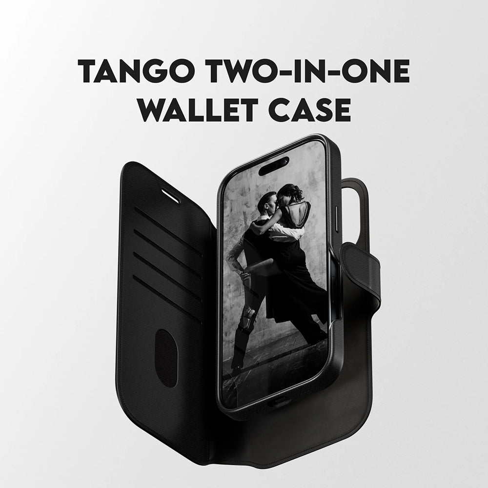 MagSafe Case for Apple iPhone 17, PanzerGlass, Care Feature Tango Two-in-One, Black