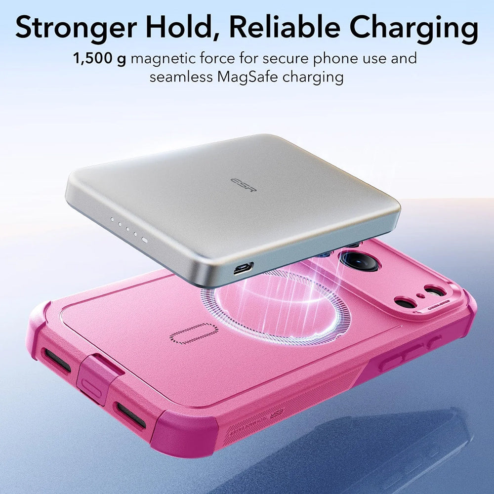 MagSafe Case for Apple iPhone 17 Pro Max, ESR, Cyber, Pink
