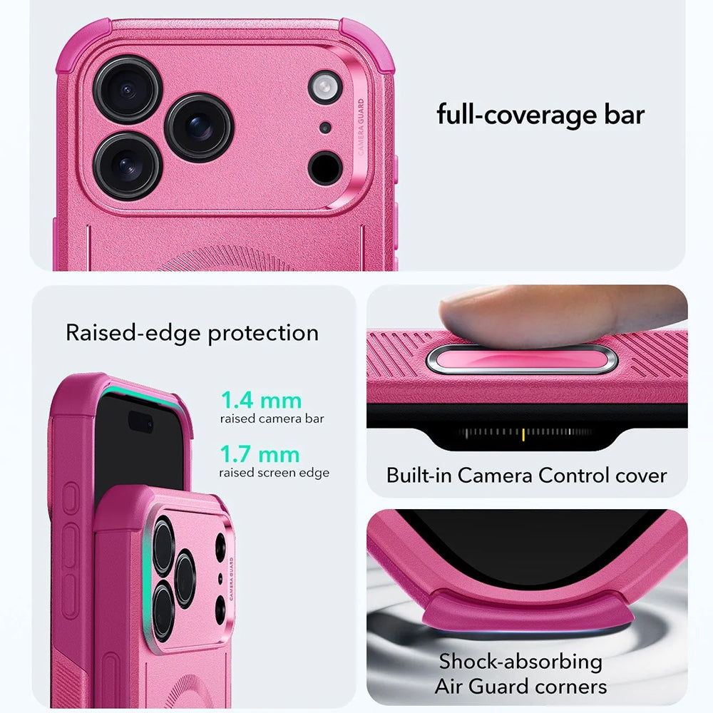 MagSafe Case for Apple iPhone 17 Pro Max, ESR, Cyber, Pink