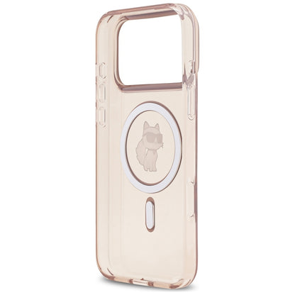 MagSafe Case for Apple iPhone 17 Pro Max, Karl Lagerfeld, IML Choupette, Pink