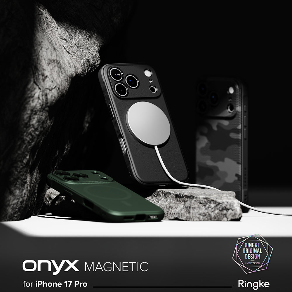 MagSafe Case for Apple iPhone 17 Pro Max, Ringke, Onyx, Black