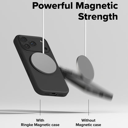 MagSafe Case for Apple iPhone 17 Pro Max, Ringke, Silicone, Black