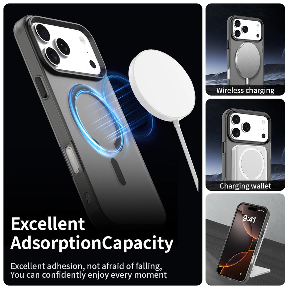 MagSafe Case for Apple iPhone 17 Pro Max, Techsuit, CandyCase, Black