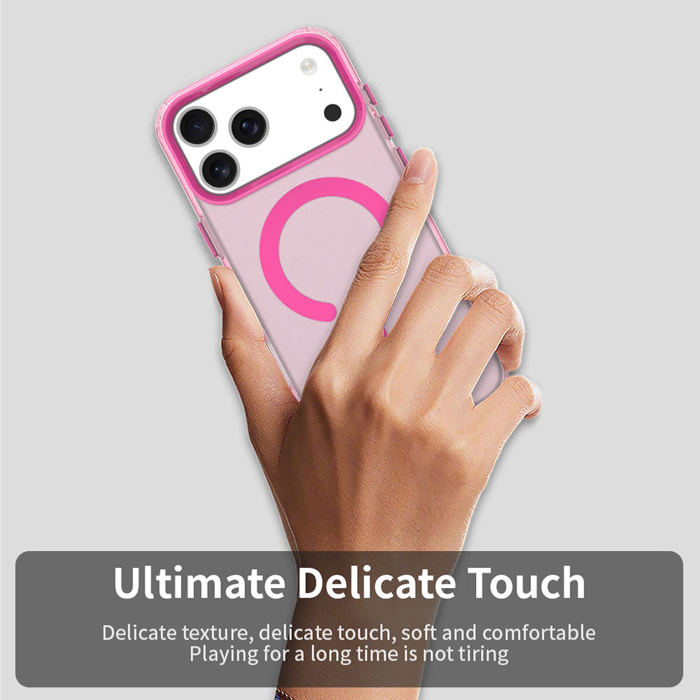MagSafe Case for Apple iPhone 17 Pro Max, Techsuit, CandyCase, Pink