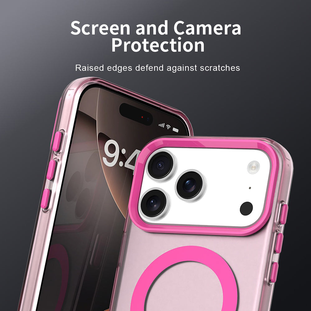 MagSafe Case for Apple iPhone 17 Pro Max, Techsuit, CandyCase, Pink