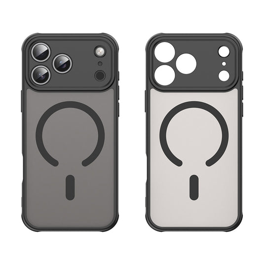 MagSafe Case for Apple iPhone 17 Pro Max, Techsuit, HaloFrost II, Black