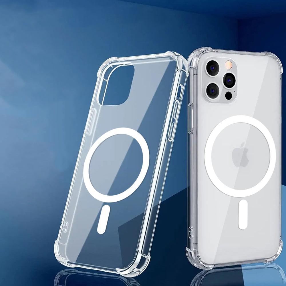 MagSafe Case for Apple iPhone 17 Pro Max, Techsuit, Shockproof, Transparent