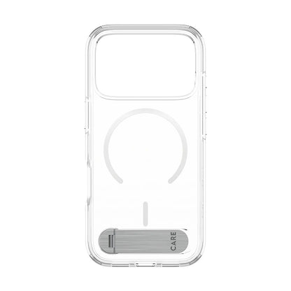 MagSafe Case for Apple iPhone 17 Pro, PanzerGlass, Care Feature Kickstand, Transparent