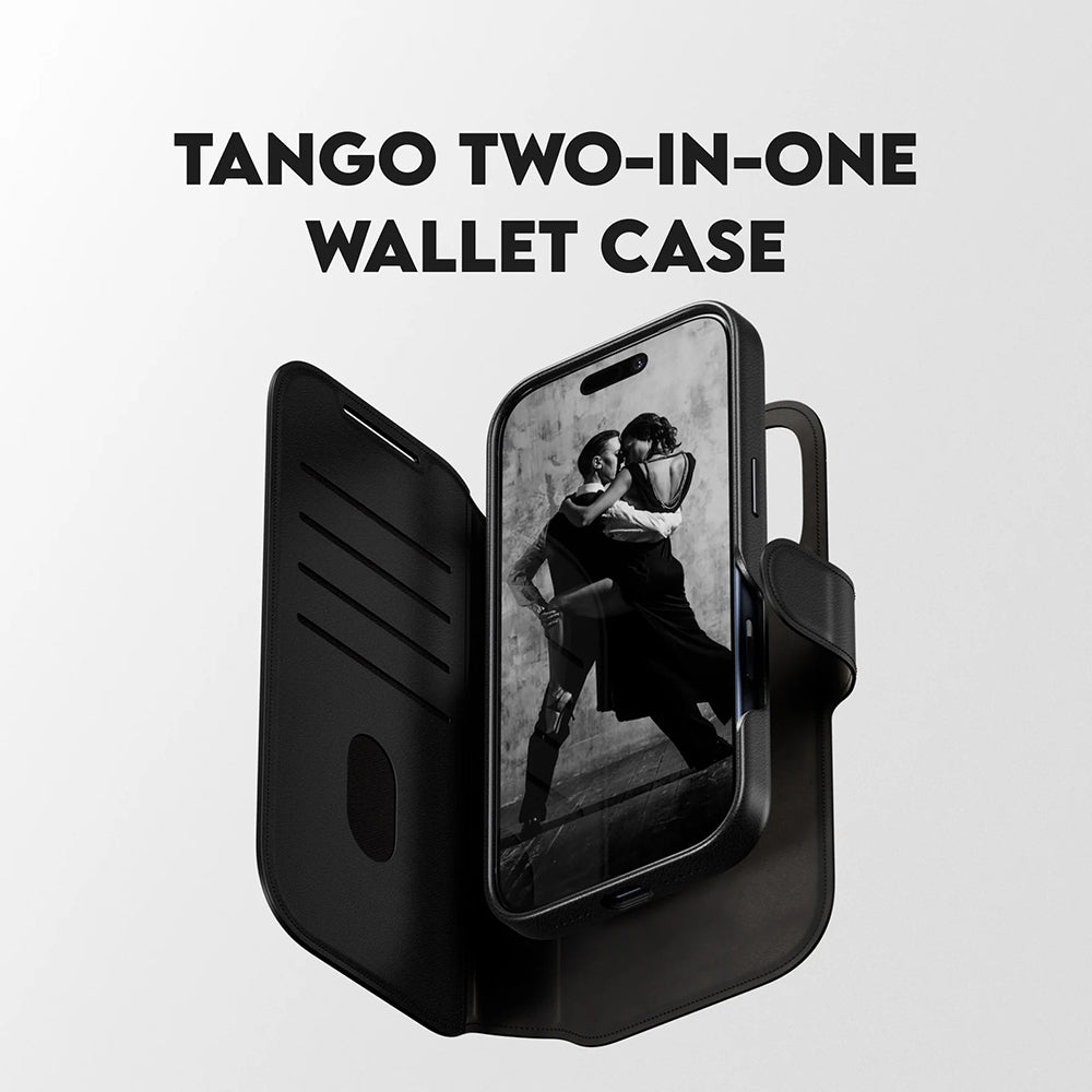 MagSafe Case for Apple iPhone 17 Pro, PanzerGlass, Care Feature Tango Two-in-One, Black