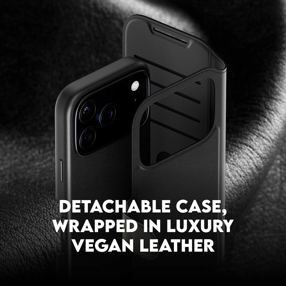 MagSafe Case for Apple iPhone 17 Pro, PanzerGlass, Care Feature Tango Two-in-One, Black