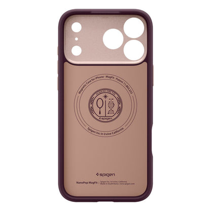 MagSafe Case for Apple iPhone 17 Pro, Spigen, Caseology Nano Pop, Burgundy