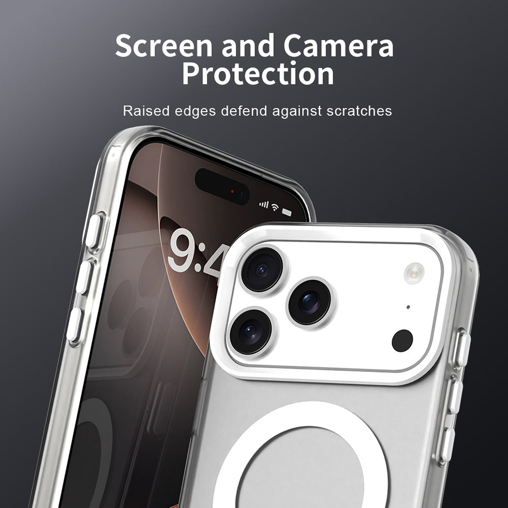 MagSafe Case for Apple iPhone 17 Pro, Techsuit, CandyCase, White