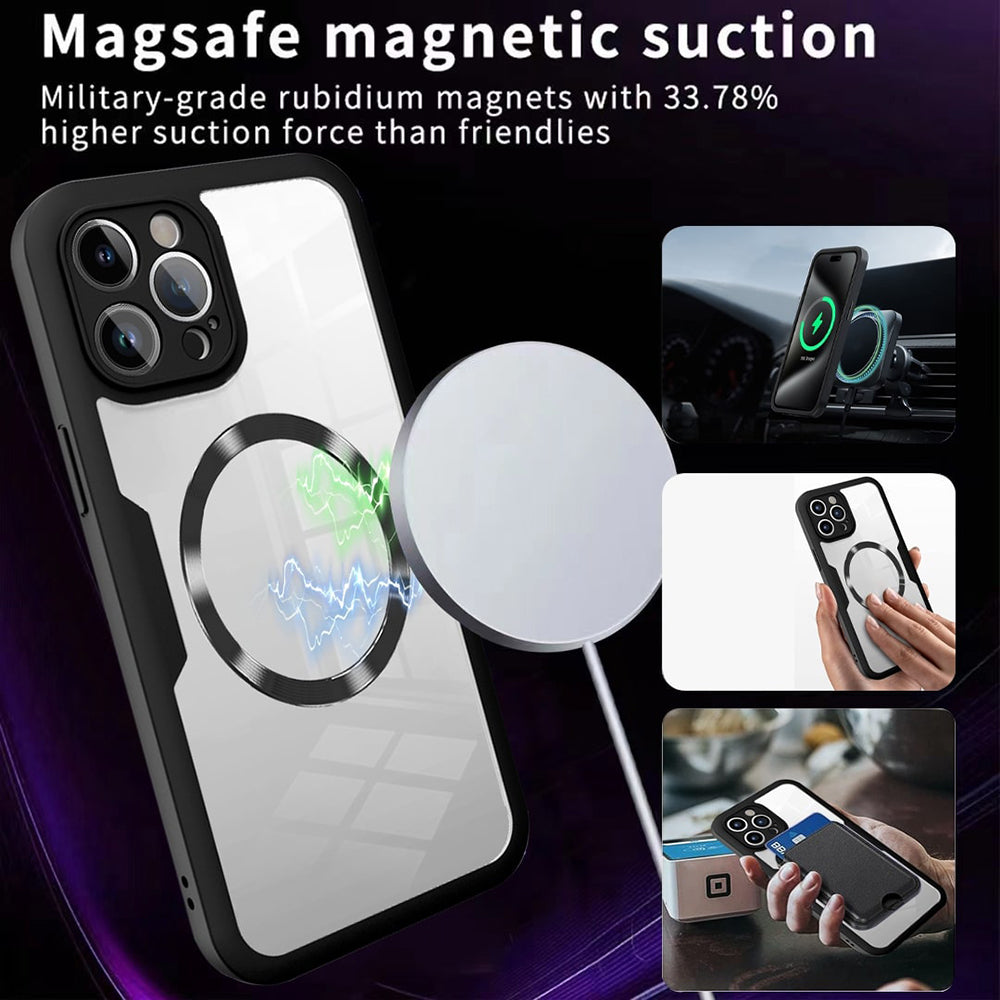 MagSafe Case for Apple iPhone 17 Pro, Techsuit, ColorVerse 360, Purple