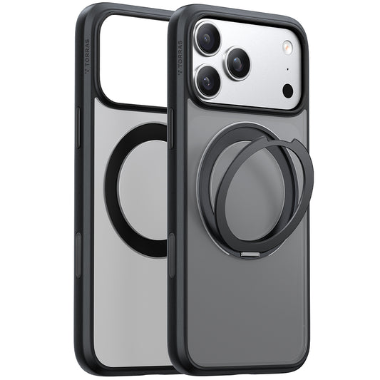 MagSafe Case for Apple iPhone 17 Pro, Torras, Ostand Pro, Black