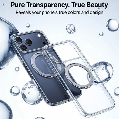 MagSafe Case for Apple iPhone 17 Pro, Torras, Ostand Pro, Transparent