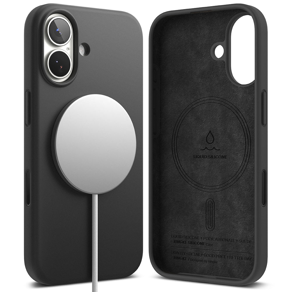 MagSafe Case for Apple iPhone 17, Ringke, Silicone, Black