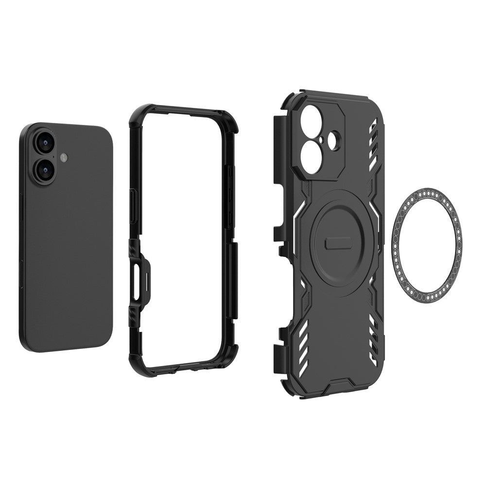 MagSafe Case for Apple iPhone 17, Techsuit, ArmorMag, Blue