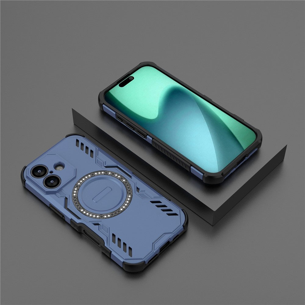 MagSafe Case for Apple iPhone 17, Techsuit, ArmorMag, Blue