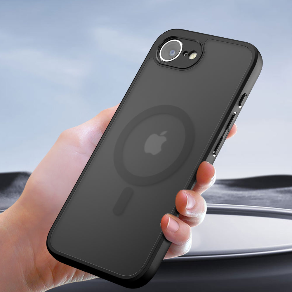 MagSafe Case for Apple iPhone 17, Techsuit, PureFrost, Black
