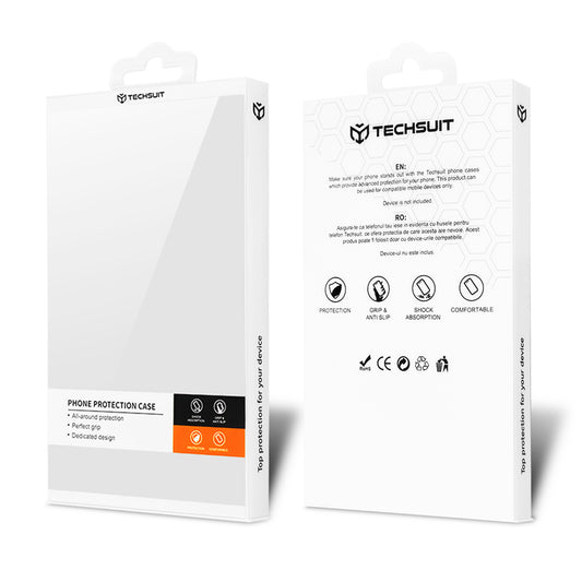 MagSafe Case for Apple iPhone 17, Techsuit, SmartMag Book, Black
