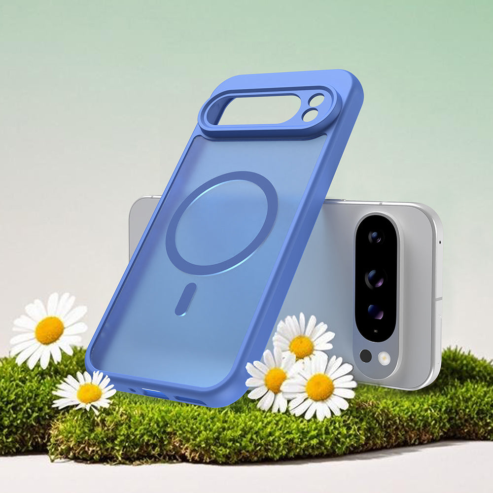 MagSafe Case for Google Pixel 10 Pro XL, Techsuit, HaloFrost II, Blue