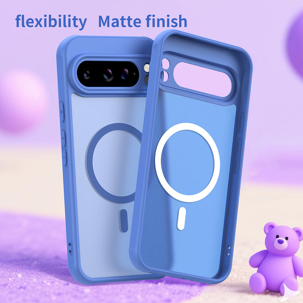 MagSafe Case for Google Pixel 10, Techsuit, HaloFrost II, Blue