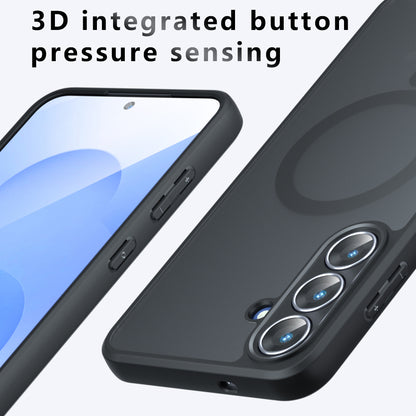 MagSafe Case for Samsung Galaxy S25 FE, Techsuit, PureFrost, Satin Black