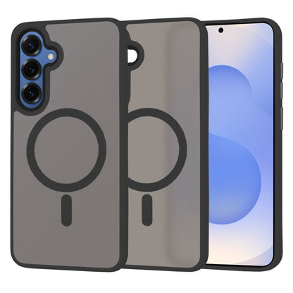 MagSafe Case for Samsung Galaxy S25 S931, Techsuit, HaloFrost, Black