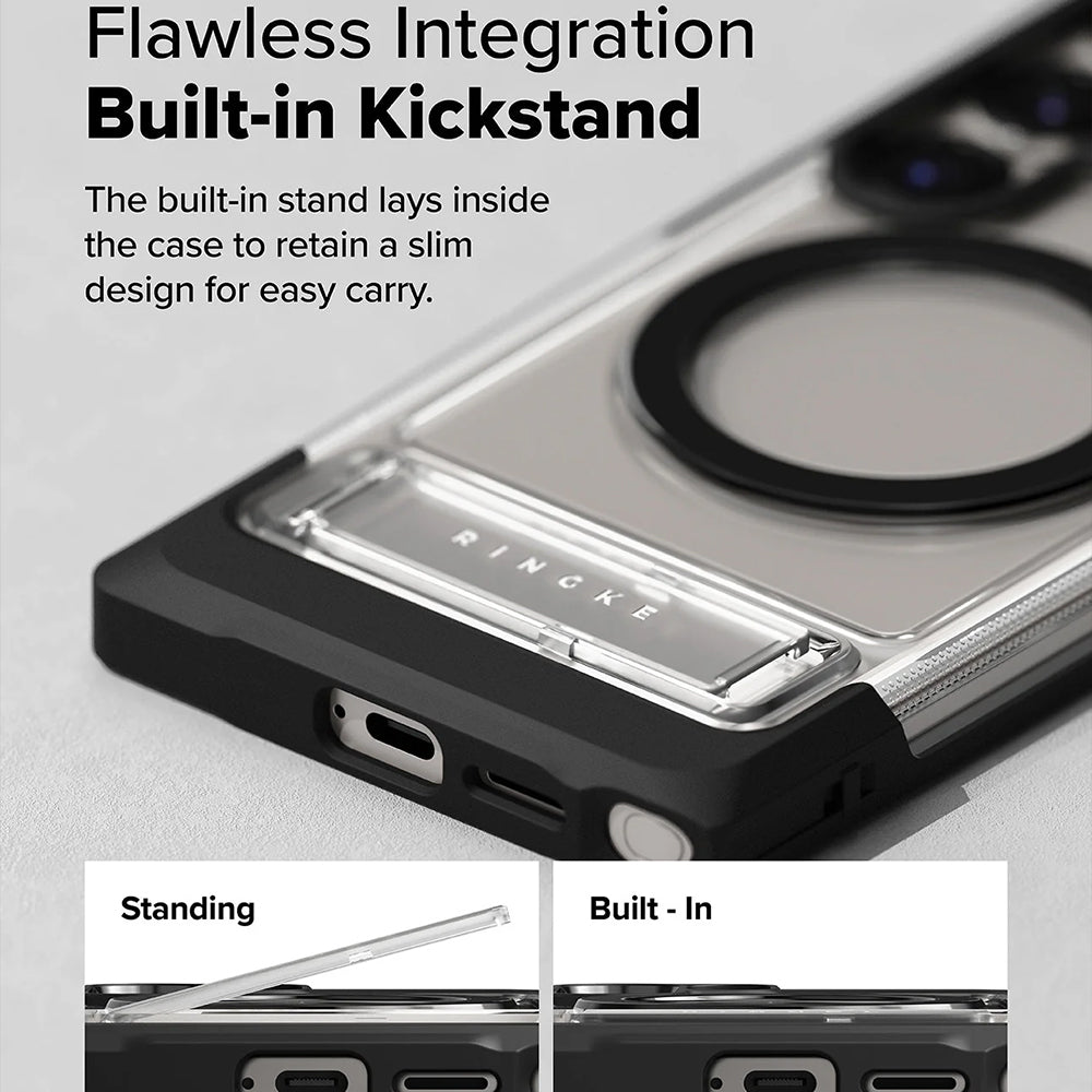 MagSafe Case for Samsung Galaxy S25 Ultra S938, Ringke, UX, Transparent