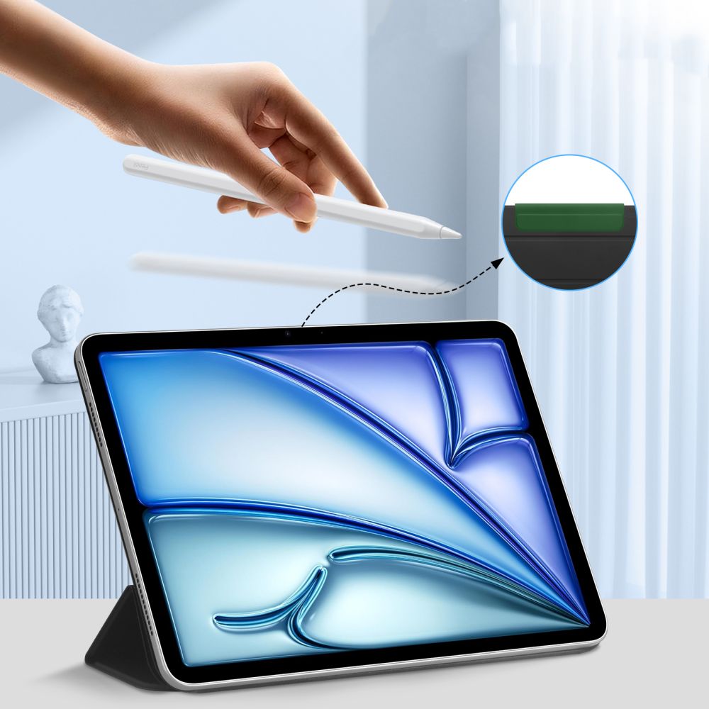 Case for Apple iPad iPad Air 11 (2024) / Air (2022) / Air (2020), Tech-Protect, SmartCase, Black
