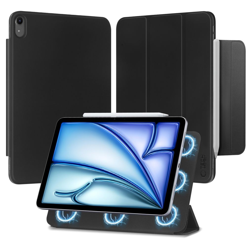 Case for Apple iPad iPad Air 11 (2024) / Air (2022) / Air (2020), Tech-Protect, SmartCase, Black