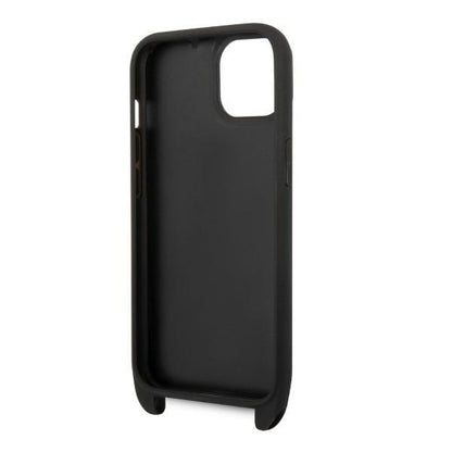 Case for Apple iPhone 14, Karl Lagerfeld, Monogram Ikonik Karl, Black