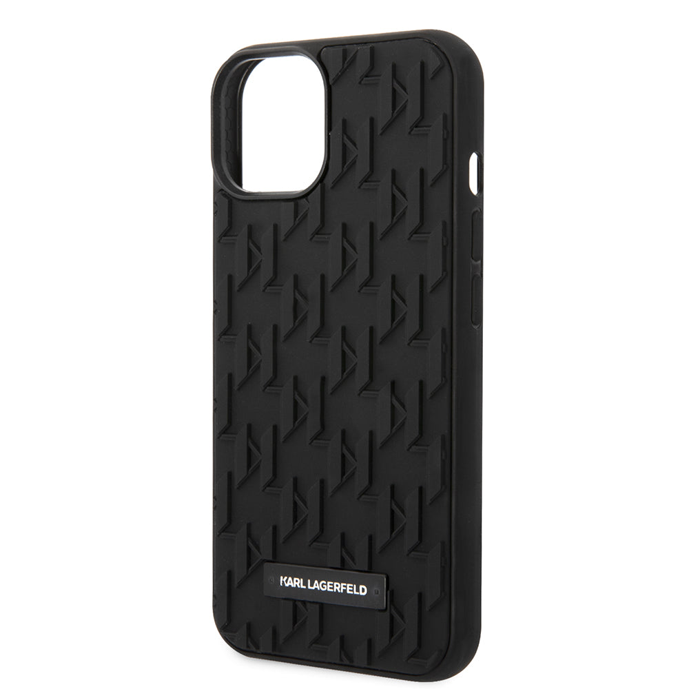 Case for Apple iPhone 14 Plus, Karl Lagerfeld, 3D Monogram, Black