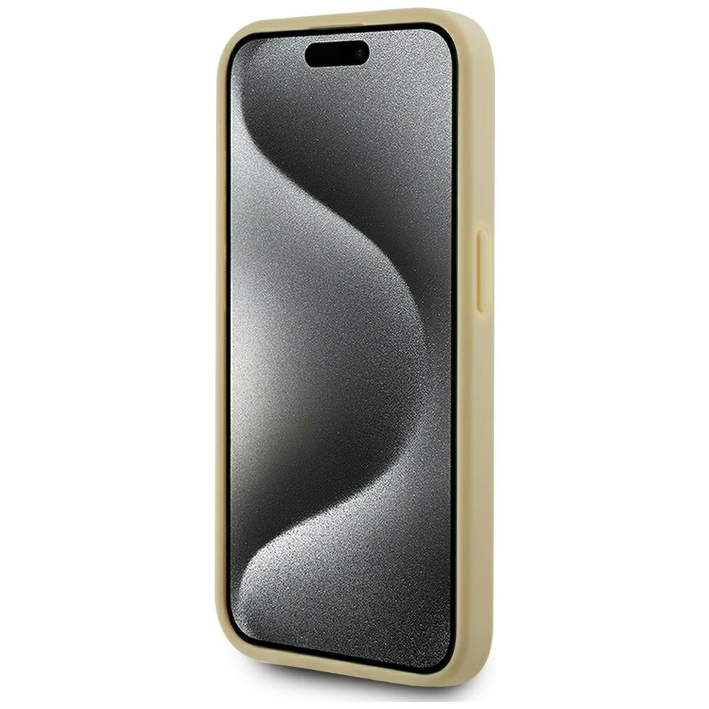 Case for Apple iPhone 15 Pro Max, Karl Lagerfeld, Metal Signature, Gold
