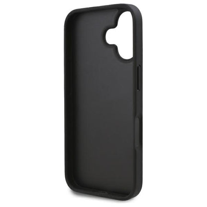 Case for Apple iPhone 16, Karl Lagerfeld, Cardslots Monogram, Black