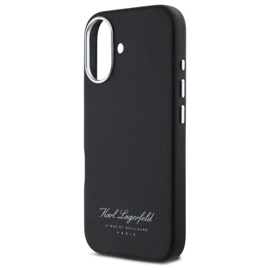 Case for Apple iPhone 16, Karl Lagerfeld, RSG, Black