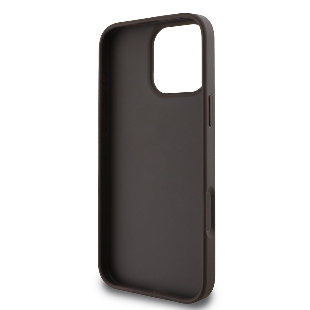 Case for Apple iPhone 16 Pro, Guess, 4G Classic, Black