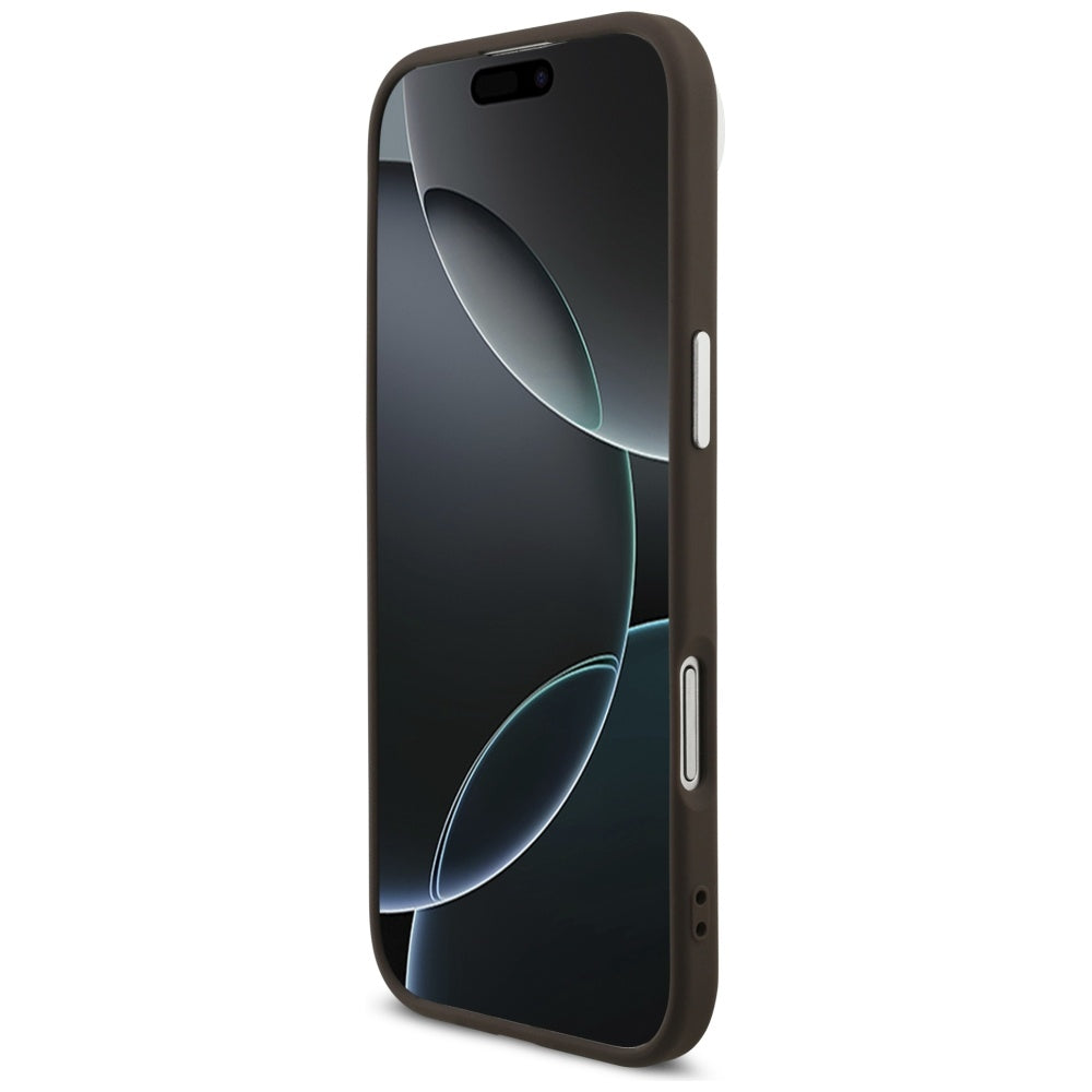 Case for Apple iPhone 17 Air, Guess, Big 4G Logo Classic, Silver Brown