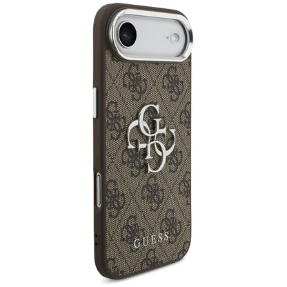 Case for Apple iPhone 17 Air, Guess, Big 4G Logo Classic, Silver Brown
