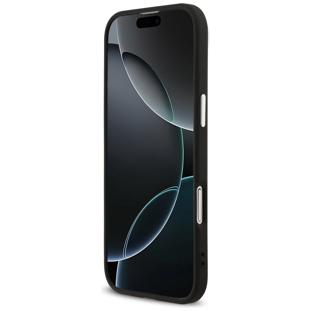 Case for Apple iPhone 17 Air, Guess, Big 4G Logo Classic, Black Silver