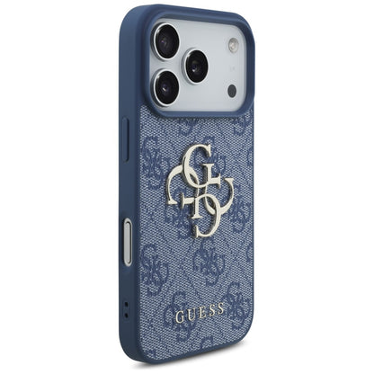 Case for Apple iPhone 17 Pro, Guess, 4G Big Logo, Blue