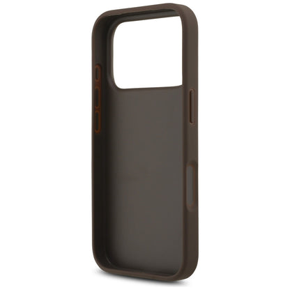 Case for Apple iPhone 17 Pro, Guess, 4G Big Logo, Brown