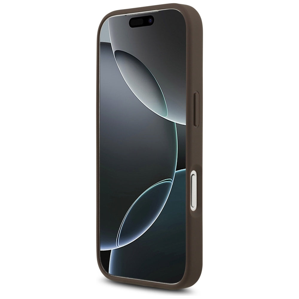 Case for Apple iPhone 17 Pro, Guess, 4G Big Logo, Brown