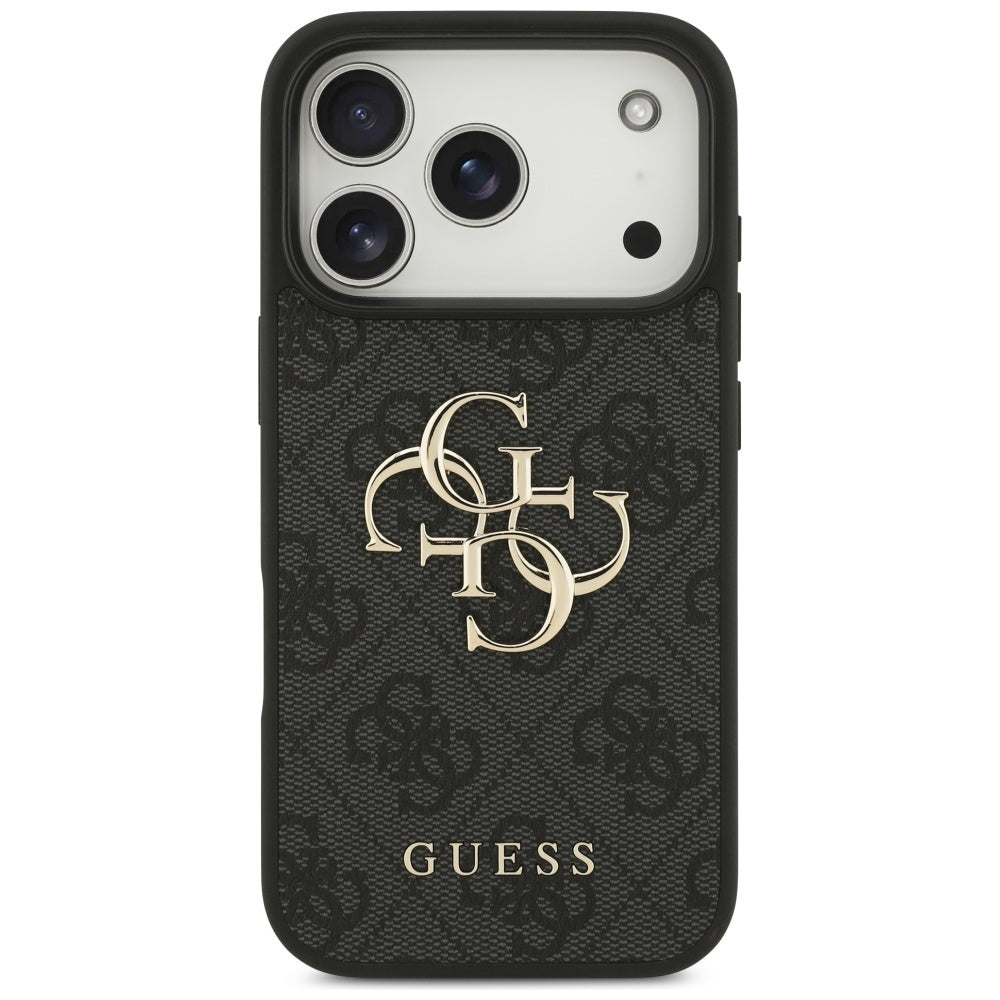 Case for Apple iPhone 17 Pro, Guess, 4G Big Logo, Black