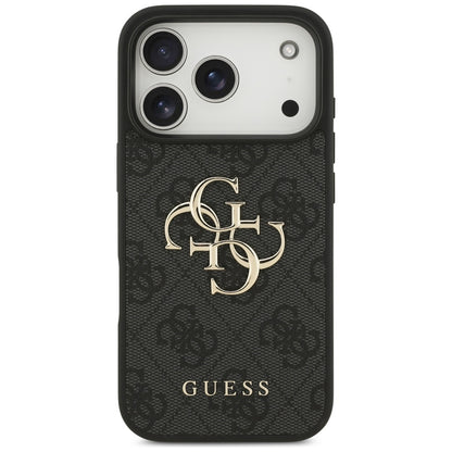 Case for Apple iPhone 17 Pro, Guess, 4G Big Logo, Black