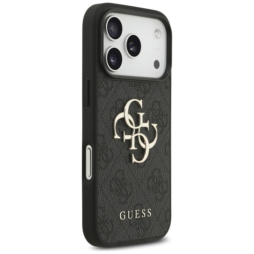 Case for Apple iPhone 17 Pro, Guess, 4G Big Logo, Black
